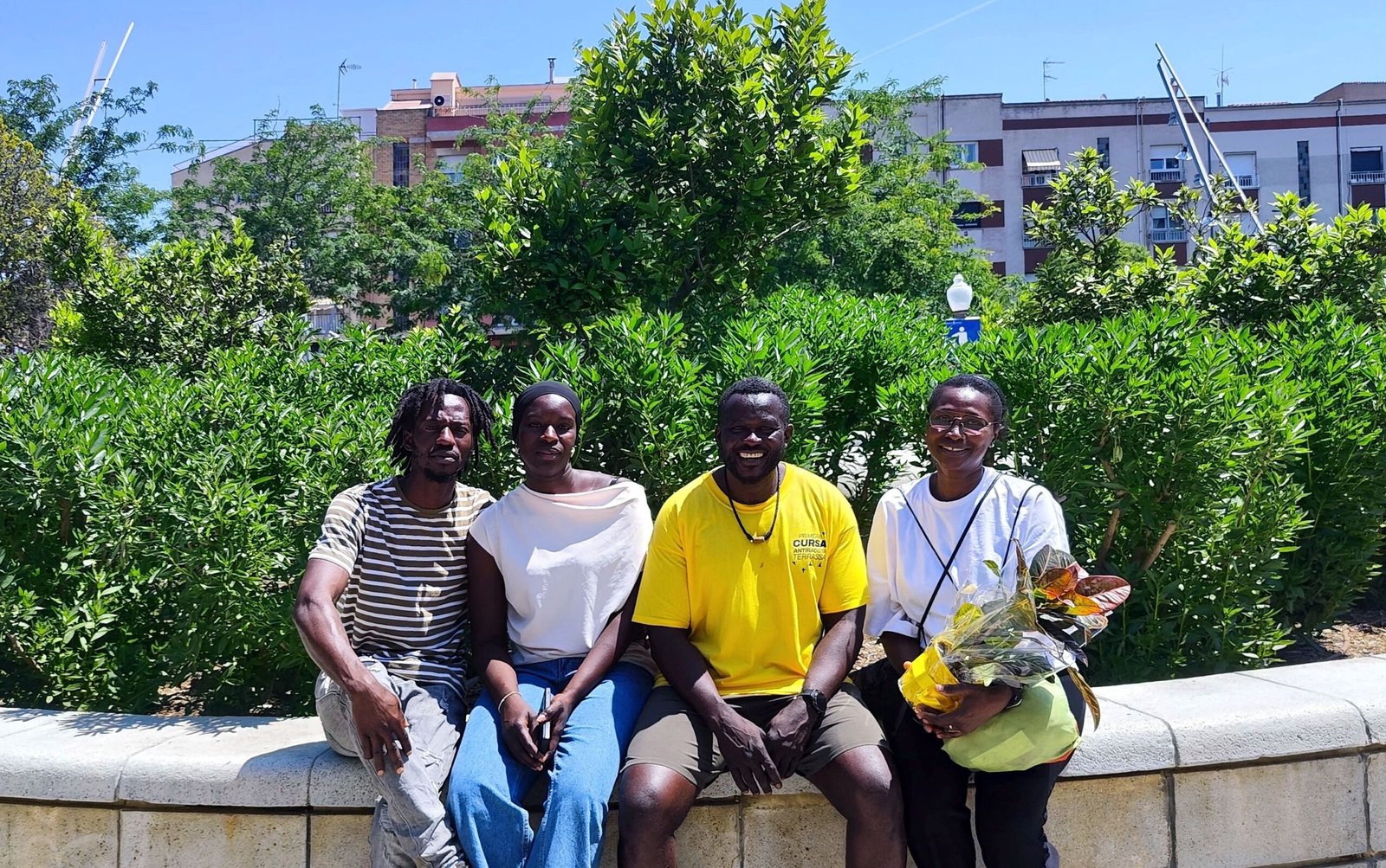 Membres i col·laboradors de N’KO reunits a Terrassa